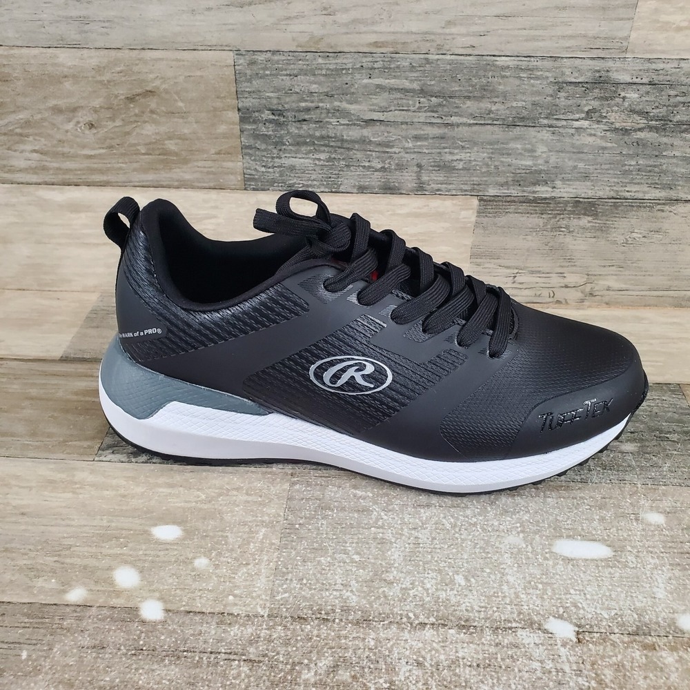 Rawlings League Turf Mens Shoes Sz 7.5 D Black Academy Sports Baseball Cleats